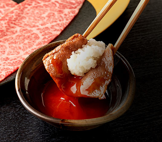 ざぶとんの焼きすき